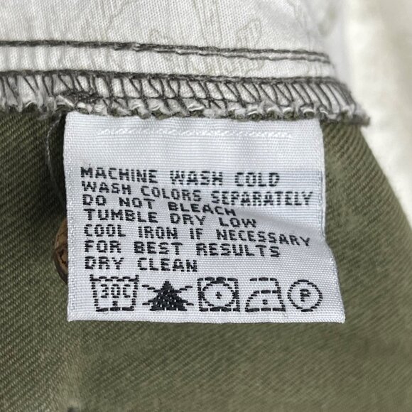 Tommy Bahama Cargo Shorts Green Mens 35 Silk‎ Cotton Preppy Coastal - Picture 3 of 9